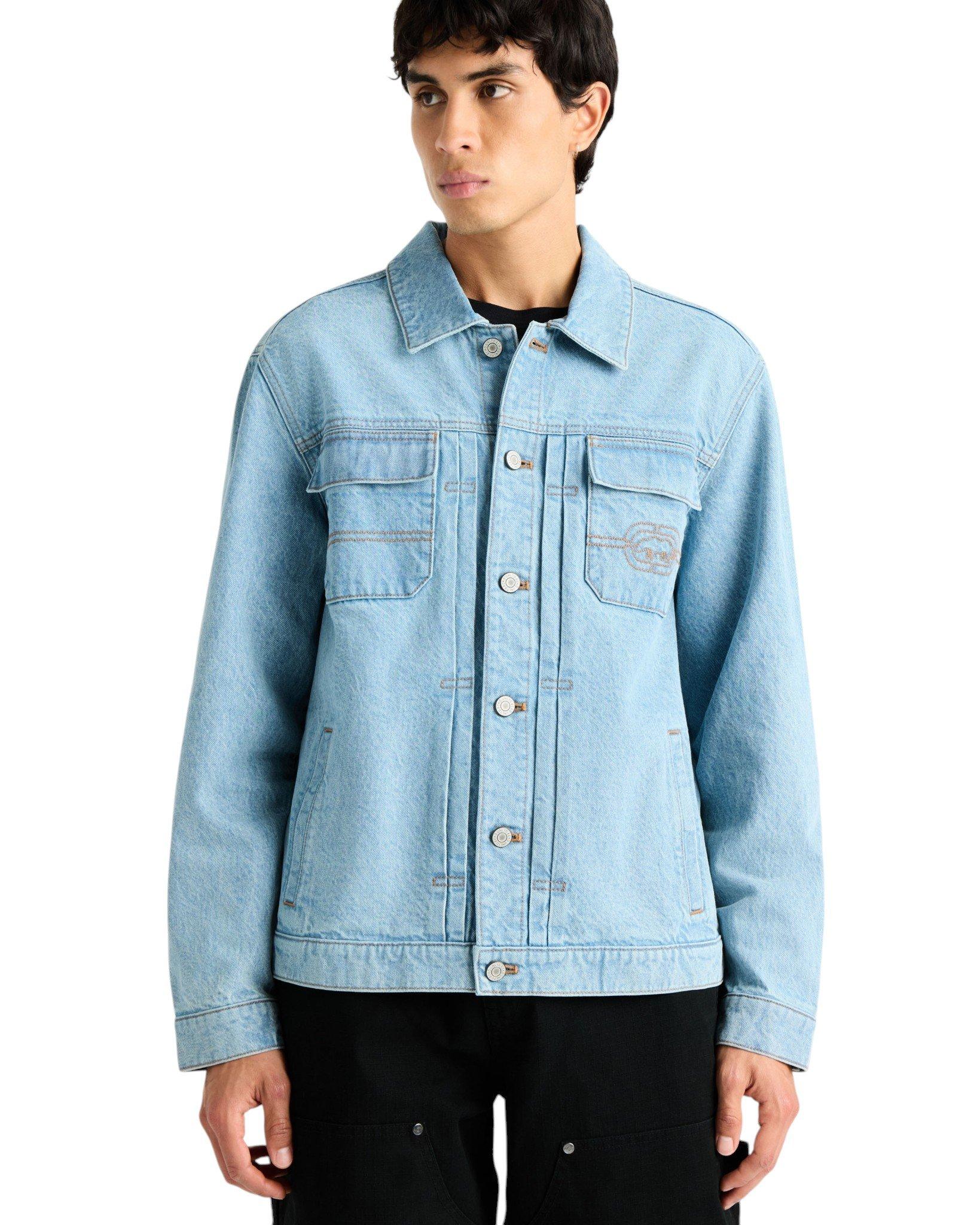 ecko unltd. Men's Lakewood Lt Blue Wash Denim Jacket - LT BLUE